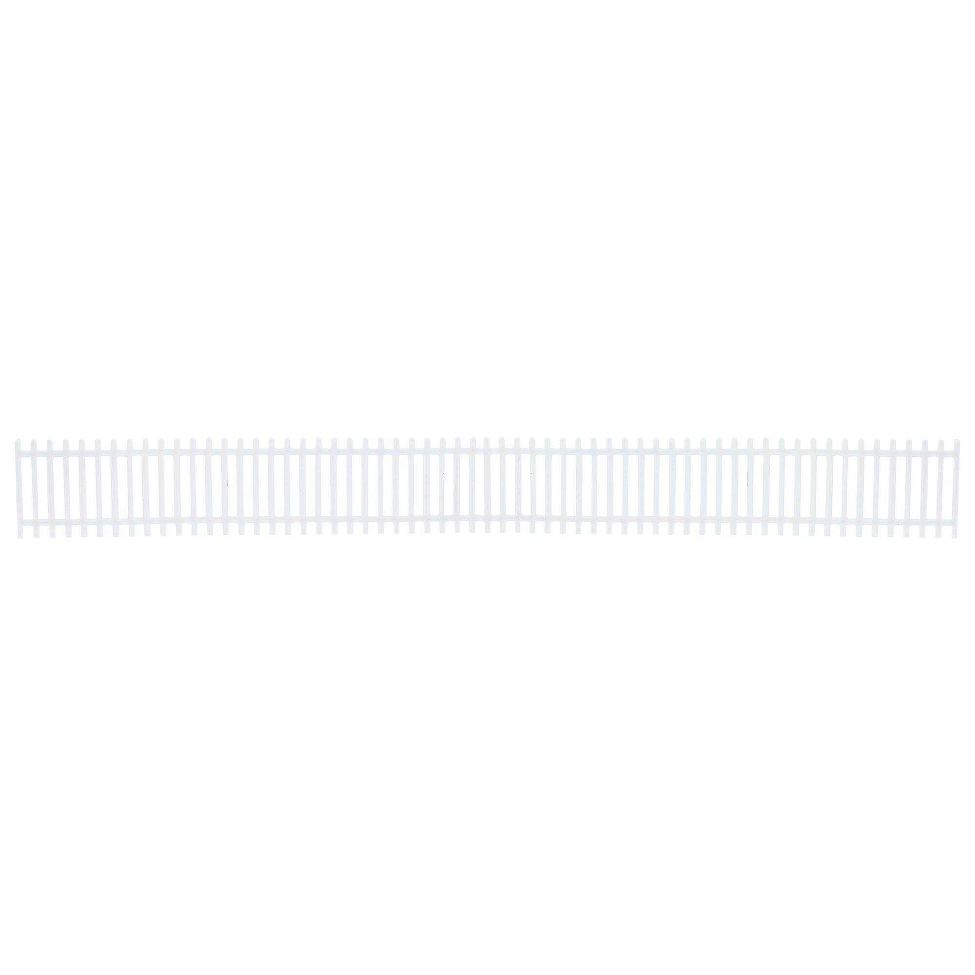 Mini White Metal Fence Decoration by Ashland®